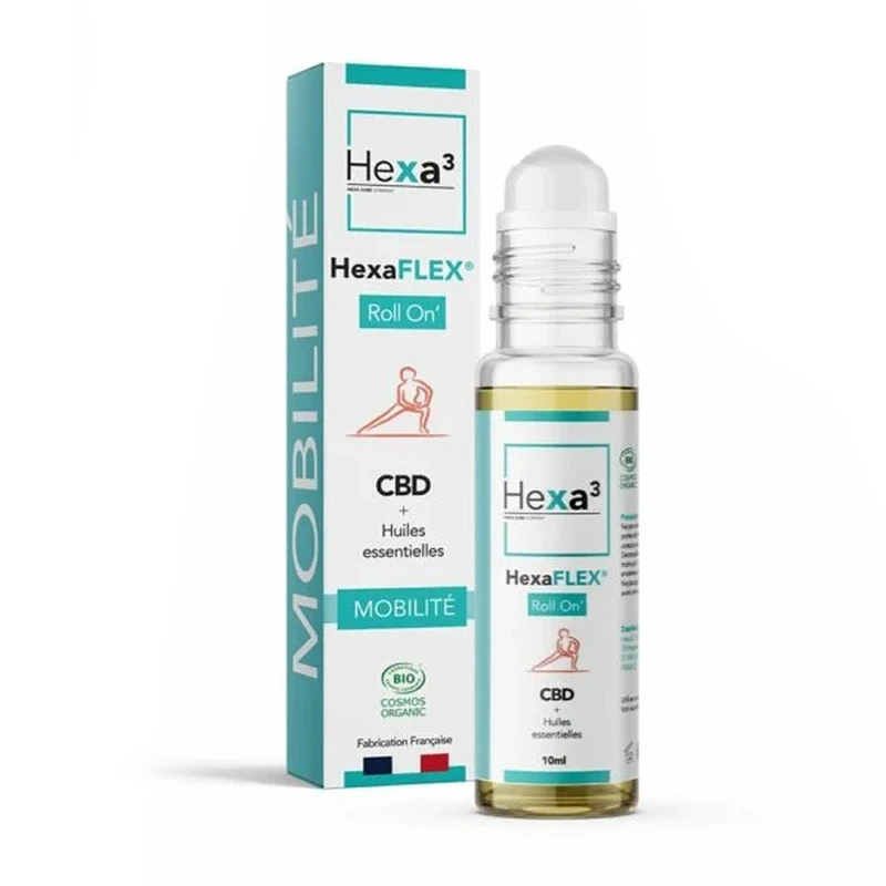 Roll-on CBD mobilité aux huiles essentielles Bio Hexa3 — Alpha X CBD