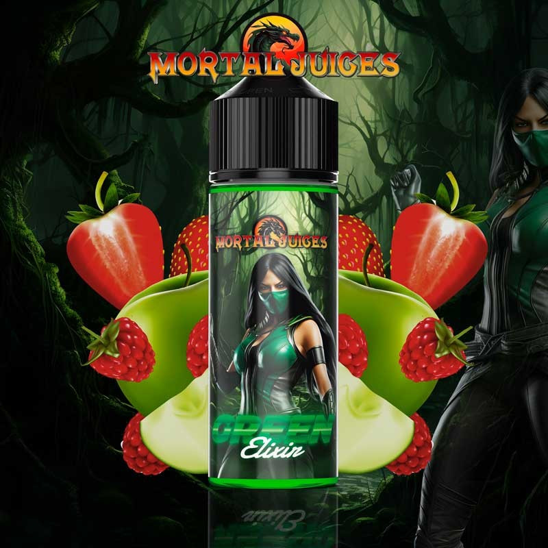 E-liquide Green Elixir 100ml - Mortal Juices — Alpha X CBD