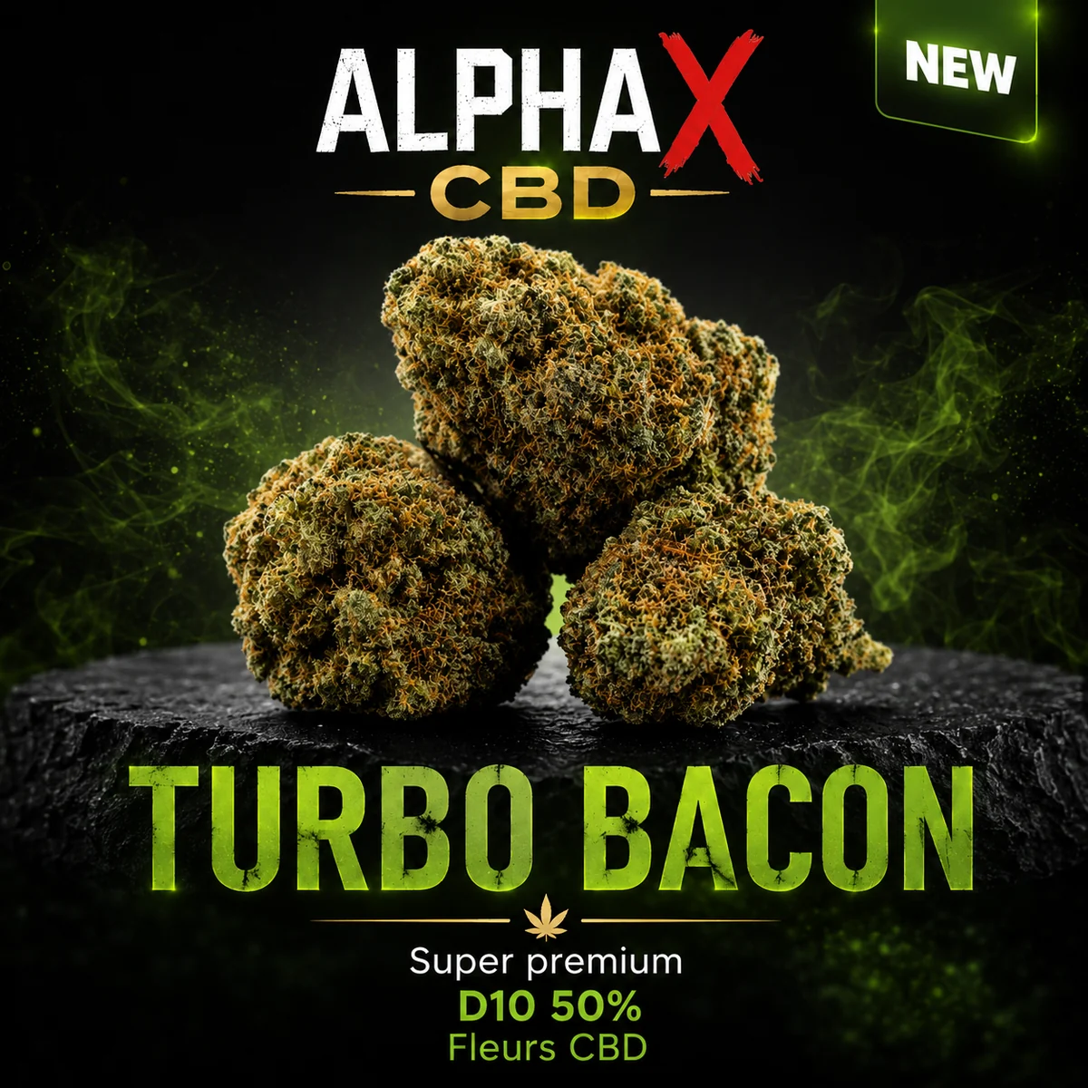 Turbo Bacon 50% Delta 10 — Alpha X CBD